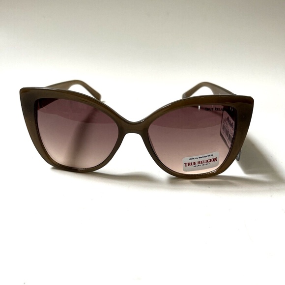 New Original TRUE RELIGION Cat Eye Sunglasses Green Acetate main image 9